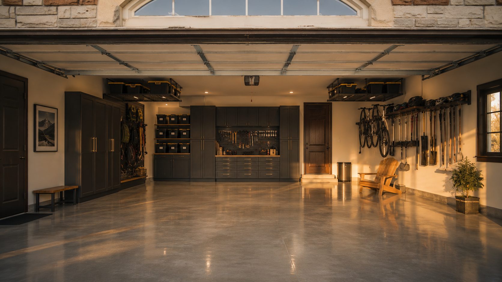 A finished garage in Edwards, Colorado — the Reset & Co. standard
