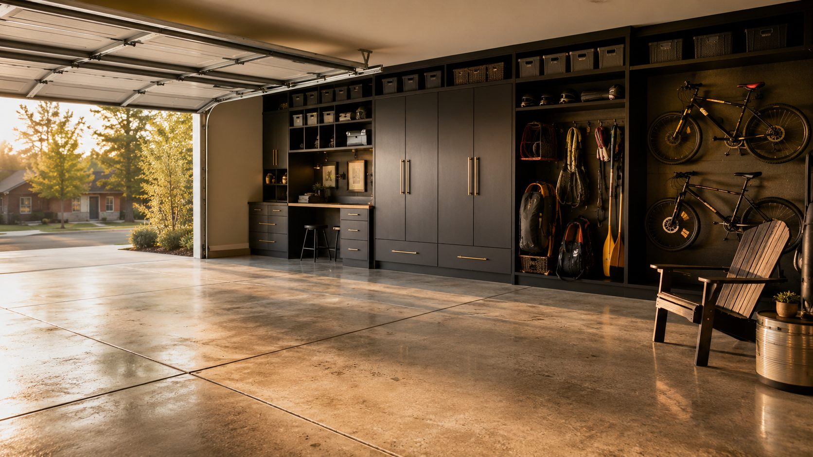 A finished garage in Denver, Colorado — the Reset & Co. standard